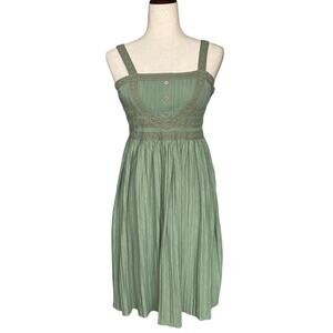 Matilda Jane Joana Gaines Collection Grass Dress Womens S Green Cottagecore